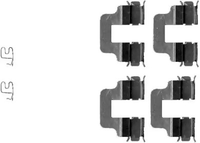 Дисковой тормозной механизм HELLA для CHEVROLET VIVA 1.8