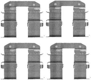 Дисковой тормозной механизм HELLA для KIA RIO III седан (UB) 1.2 CVVT