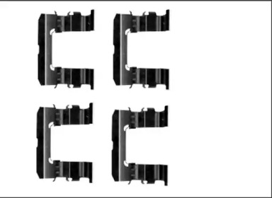 Дисковой тормозной механизм HELLA для NISSAN NAVARA (D22_) 2.5 D 4x4