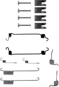 Барабанный тормозной механизм HELLA для MAZDA 121 III (JASM, JBSM) 1.8 D
