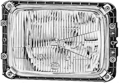 Основная фара / вставка HELLA для MERCEDES-BENZ T1 автобус (602) 310 D 2.9