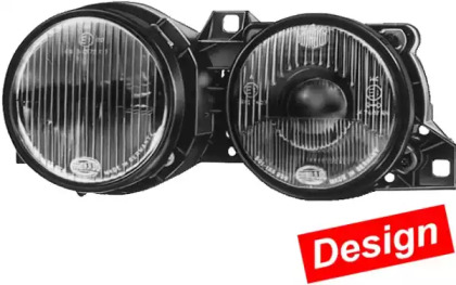Основная фара HELLA для BMW 3 (E30) M3 2.3
