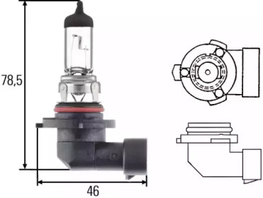 Противотуманная фара HELLA для VW CRAFTER 30-50 c бортовой платформой/ходовая часть (2F_) 2.0 TDI 4motion