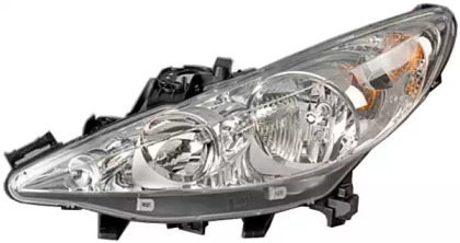 Основная фара HELLA для PEUGEOT 207 CC (WD_) 1.6 HDi