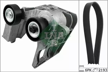 Поликлиновойремень / комплект INA для FORD FIESTA V Van 1.3