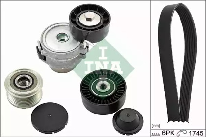 Поликлиновойремень / комплект INA для FORD MONDEO IV Turnier (BA7) 2.2 TDCi