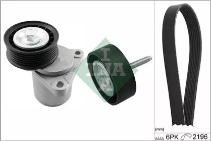 Поликлиновойремень / комплект INA для FORD MONDEO IV Turnier (BA7) 2.0 Flexifuel