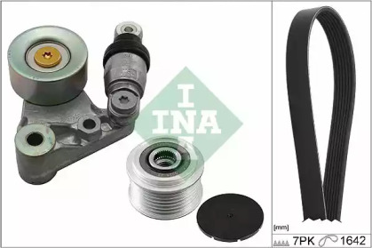 Поликлиновойремень / комплект INA для NISSAN CABSTAR (F24M, F24W) 35.15 DCI, 45.15 DCI 3.0 (F24M)