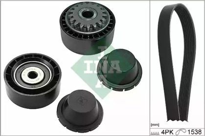 Поликлиновойремень / комплект INA для NISSAN KUBISTAR (X76) 1.2