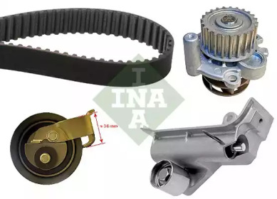 Ремень ГРМ / комплект INA для VW BORA Variant (1J6) 1.8 4motion