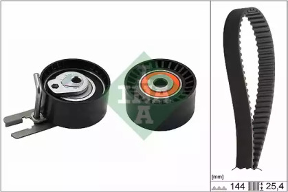 Комплект ремней ГРМ INA для MAZDA 2 (DY) 1.4 CD