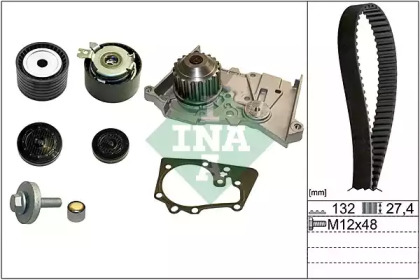Комплект ремней ГРМ INA для NISSAN KUBISTAR (X76) 1.6 16V