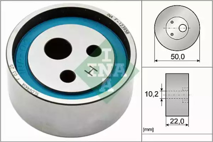 Ролик натяжителя INA для NISSAN KUBISTAR (X76) 1.2