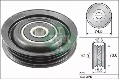 Поликлиновойремень / комплект INA для NISSAN MICRA III (K12) 1.2 16V