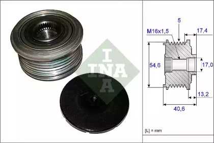 Генератор INA для NISSAN KUBISTAR (X76) 1.5 dCi