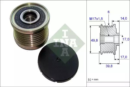 Ременный привод INA для NISSAN JUKE (F15) 1.6 DIG-T 4x4