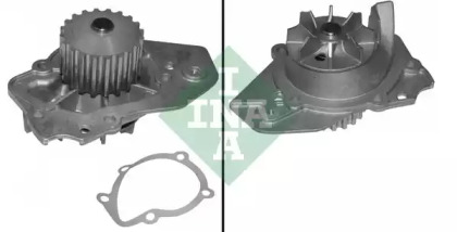 Водяной насос / прокладка INA для PEUGEOT 205 I (741A/C) 1.7 Diesel