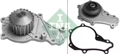 Водяной насос / прокладка INA для MAZDA 2 (DY) 1.4 CD
