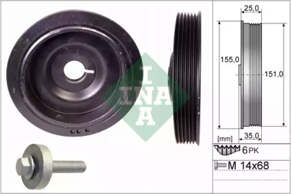 Ремни INA для NISSAN QASHQAI II (J11, J11_) 1.5 dCi