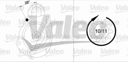 Система стартера VALEO для PEUGEOT J9 автобус 2.5 D