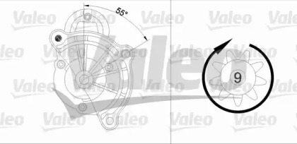 Система стартера VALEO для PEUGEOT 405 I (15B) 1.8 Turbo Diesel