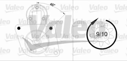 Система стартера VALEO для ALFA ROMEO 146 (930_) 1.9 TD (930.B4A)