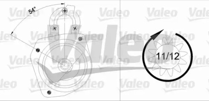 Стартер VALEO для PEUGEOT J5 автобус (290P) 2.5 D