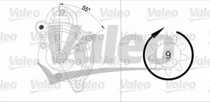 Стартер VALEO для PEUGEOT 405 I (15B) 1.4