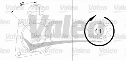 Система стартера VALEO для NISSAN PATROL III/1 Station Wagon (W160) 3.2 TD (W160)