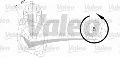 Система стартера VALEO для MAZDA 121 II (DB) 1.3 16V