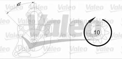 Стартер VALEO для MAZDA 626 III Hatchback (GD) 2.0 D