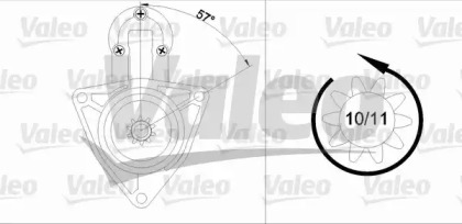 Система стартера VALEO для VW TRANSPORTER IV c бортовой платформой/ходовая часть (70XD) 1.9 D