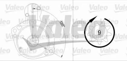Стартер VALEO для NISSAN PATROL GR IV (Y60, GR) 2.8 TD (Y60A)
