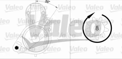 Система стартера VALEO для NISSAN NOTE (E11, NE11) 1.4