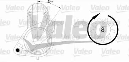 Система стартера VALEO для NISSAN NOTE (E11, NE11) 1.4