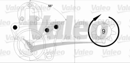 Система стартера VALEO для NISSAN PRIMASTAR Фургон (X83) 2.0