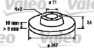 Тормозной диск VALEO для PEUGEOT 405 I (15B) 1.9