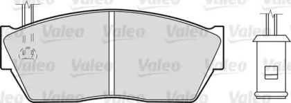 Тормозные колодки VALEO для HONDA CRX I (AF, AS) 1.5 i (AF)