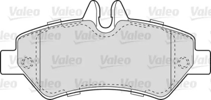 Тормозные колодки VALEO для VW CRAFTER 30-50 c бортовой платформой/ходовая часть (2F_) 2.0 TDI