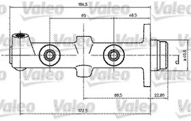 Тормоза VALEO для FORD ESCORT IV Turnier (AWF, AVF) 1.6 D
