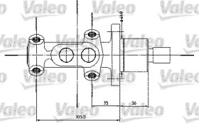 Тормоза VALEO для PEUGEOT 306 Кабриолет (7D, N3, N5) 1.8 16V