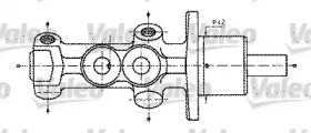 Тормоза VALEO для RENAULT CLIO I (B/C57_, 5/357_) 1.4