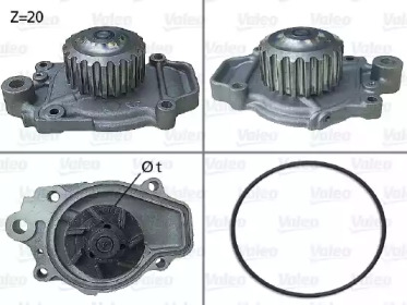 Водяной насос / прокладка VALEO для HONDA CIVIC I Shuttle (AN, AR) 1.5 4WD (AR)