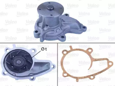 Водяной насос VALEO для NISSAN PRAIRIE (M10, NM10) 1.8 SGL (M10)