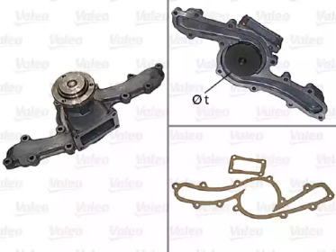 Водяной насос / прокладка VALEO для ALFA ROMEO 164 (164_) 3.0 V6 (164.A)