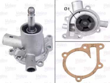 Водяной насос VALEO для PEUGEOT 204 Break 1.3 D