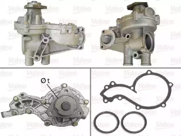 Водяной насос VALEO для VW SCIROCCO (53) 1.6
