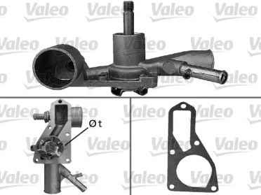 Водяной насос VALEO для PEUGEOT J7 c бортовой платформой/ходовая часть 1.6