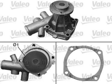 Водяной насос / прокладка VALEO для ALFA ROMEO ALFETTA (116_) 2.4 TD (116.B3)