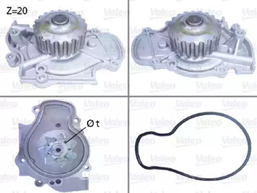 Водяной насос VALEO для HONDA SHUTTLE (RA) 2.2 16V (RA1)